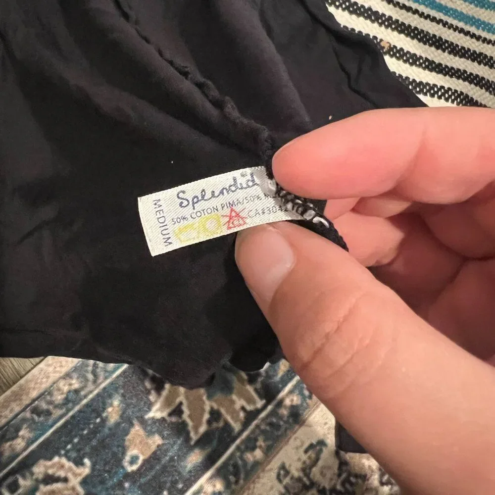 Splendid medium black‎ cardigan